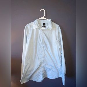 Blue Polkadot Dress Shirt